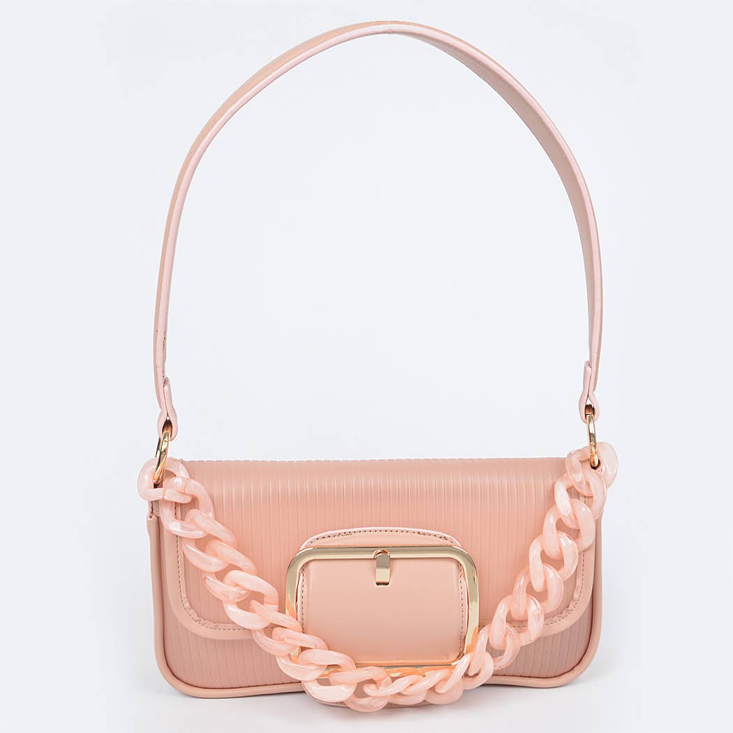 3AM BY H&D ACCESSORIES - Venta al por mayor Bandolera - Mujer - Bolso bandolera con hebilla de metal translúcido y cadena7