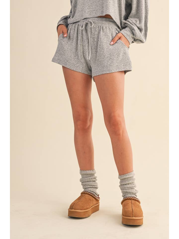 KIMBERLY C - Wholesale Lounge Shorts - Women's - Soft Brushed Hacci Shorts8