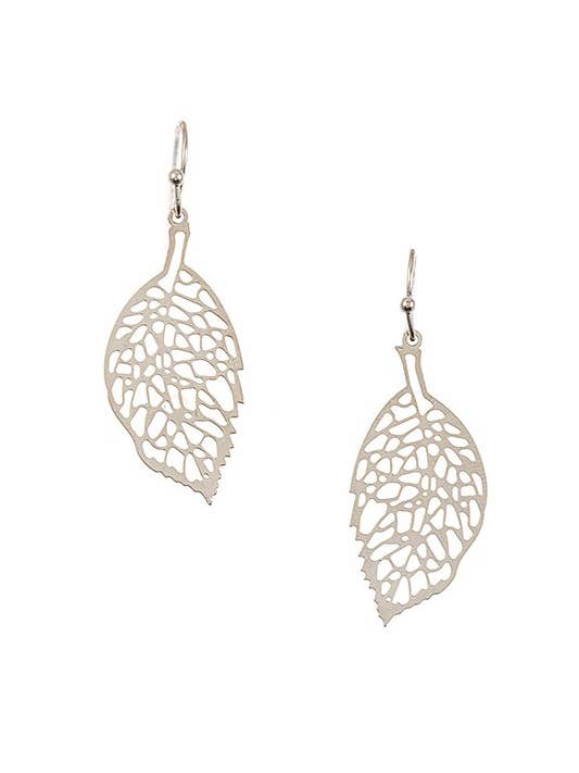 Filigraner Blatt-Ohrring für den Großhandel von Andrea Bijoux