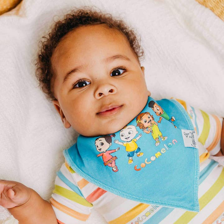 Baby Bandana Bibs - CoComelon Friends for wholesale by Copper Pearl