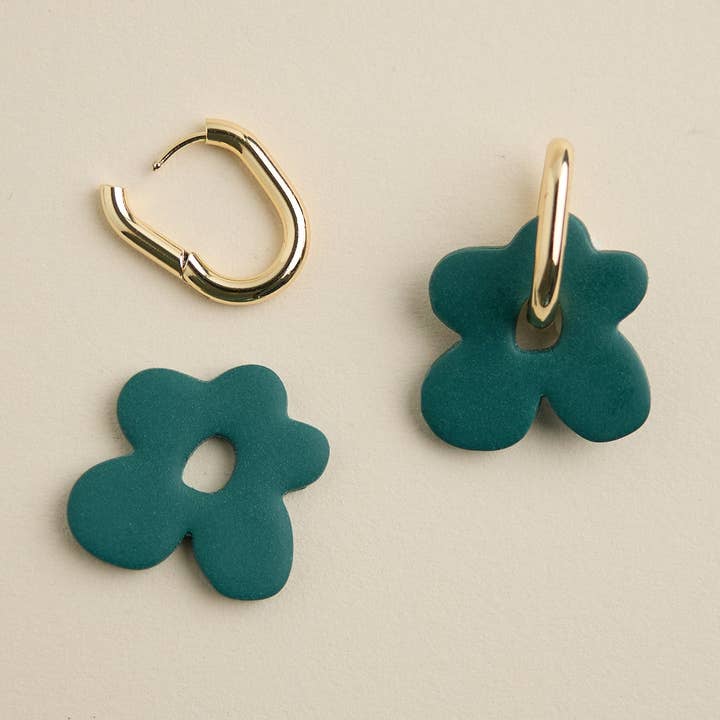 LYHO - Wholesale Hoop Earrings - Golnar Earrings | Handmade clay jewelry | LYHO22