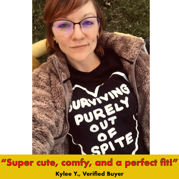 Wicked Clothes - Venta al por mayor Camiseta serigrafiada - Mujer - Camisa «Purely Spite»1