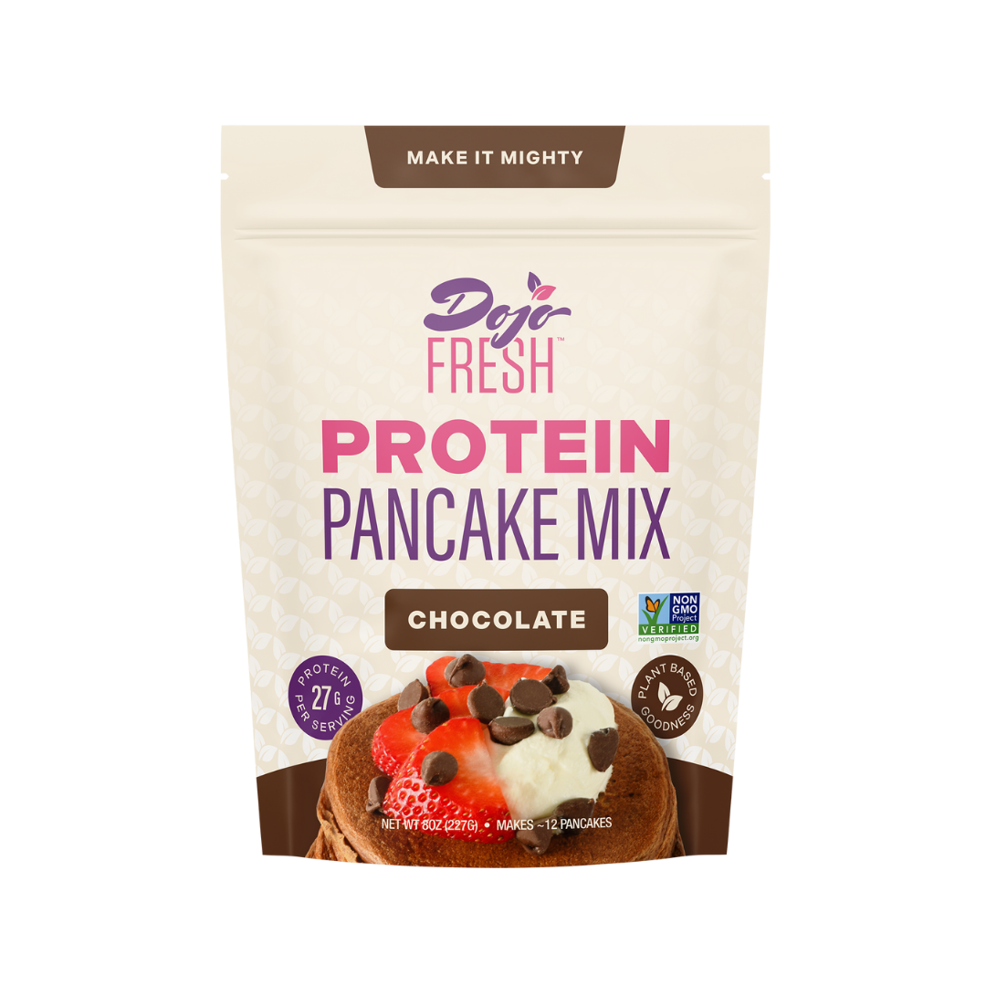 Dojo Fresh - Vente Préparation pour pancakes - Mélange à crêpes protéinées au chocolat0