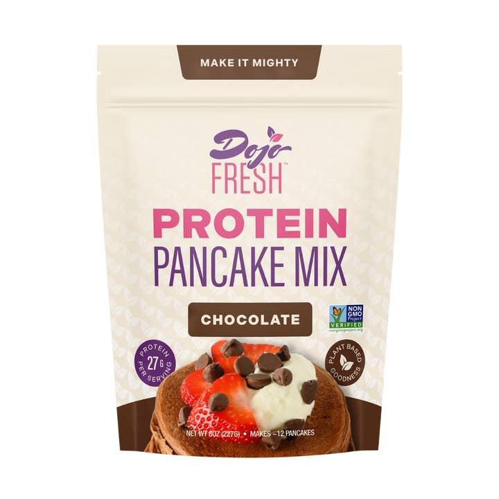 Dojo Fresh – Großhandel Pfannkuchenmix – Schokoladenprotein-Pfannkuchen-Mischung0