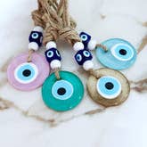 Evileyefavor - Wholesale Decorative tassel/wall drop - Minimal Evil Eye Bead, Protection Evil Eye Home Gift1