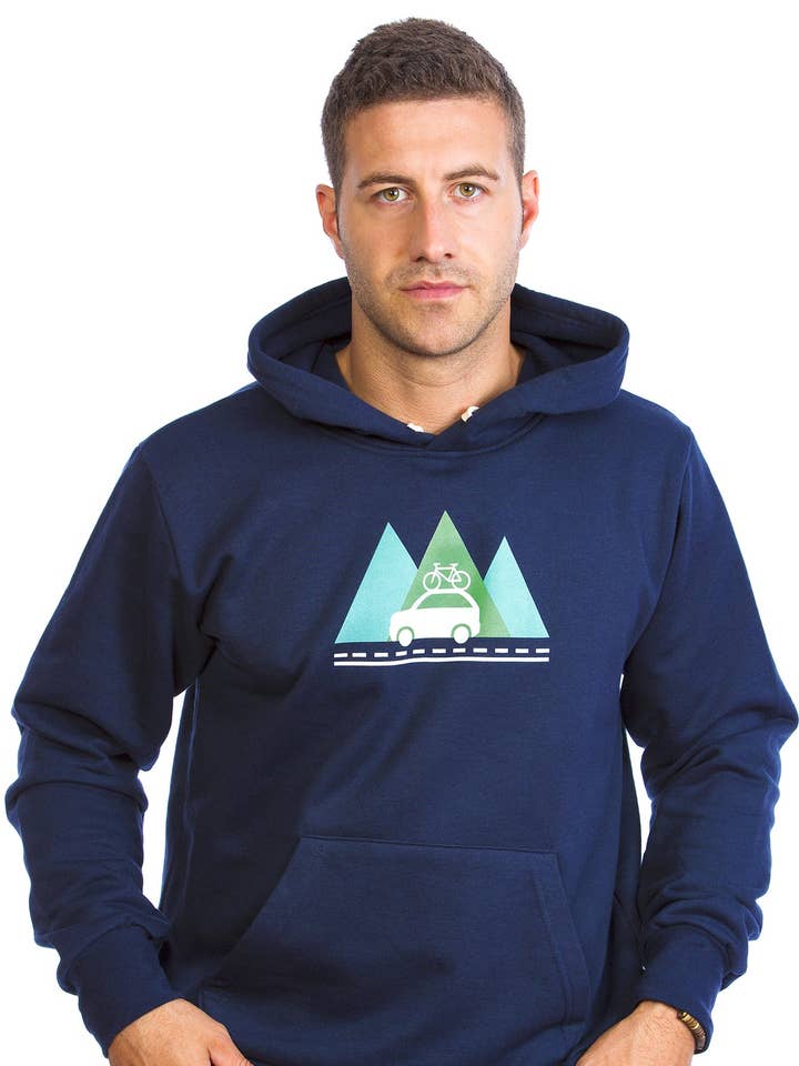 Outdoor Adventure Hoodie för män — Ekologisk bomull för wholesale av PLB Design