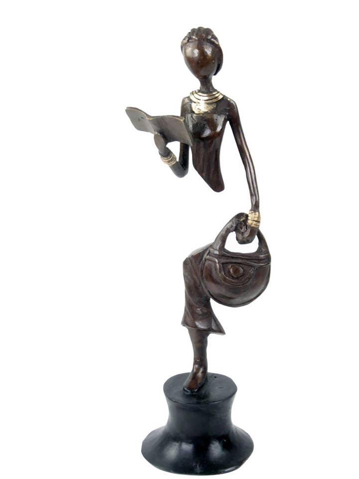 Bronze Moma cut 30 cm brown No. 5 for wholesale by Lafi Bala