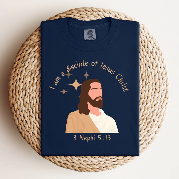 Jesus Silhouette Tee, Disciple of Christ Scripture Shirt for wholesale by La Bella Rose Boutique