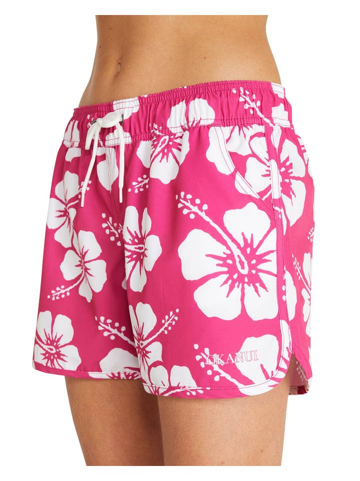 Womens - Swim Shorts - Hibiscus Pink for wholesale on Faire1