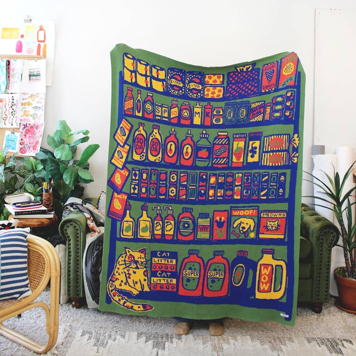 Bodega Shelfie Knit Blanket and other Purchase Wholesale bodega cat. Free Returns & Net 60 Terms on Faire trending on Faire.