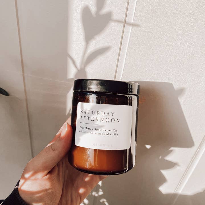 M I L K W I C K - Wholesale Jar/Filled Candle - Saturday Afternoon4