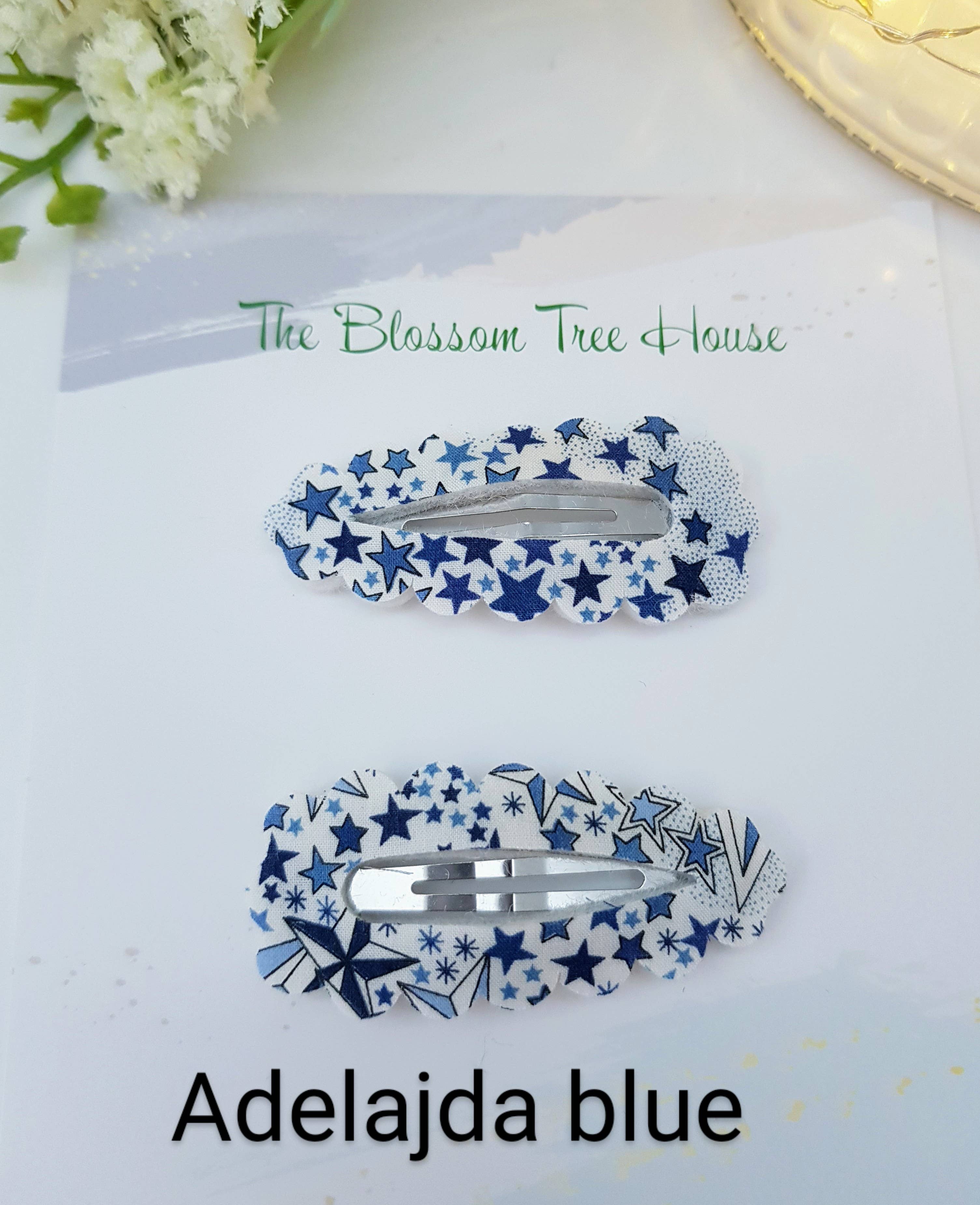 The Blossom Tree House – wholesale Hair clip – Child – Liberty of London fabric hair clips0