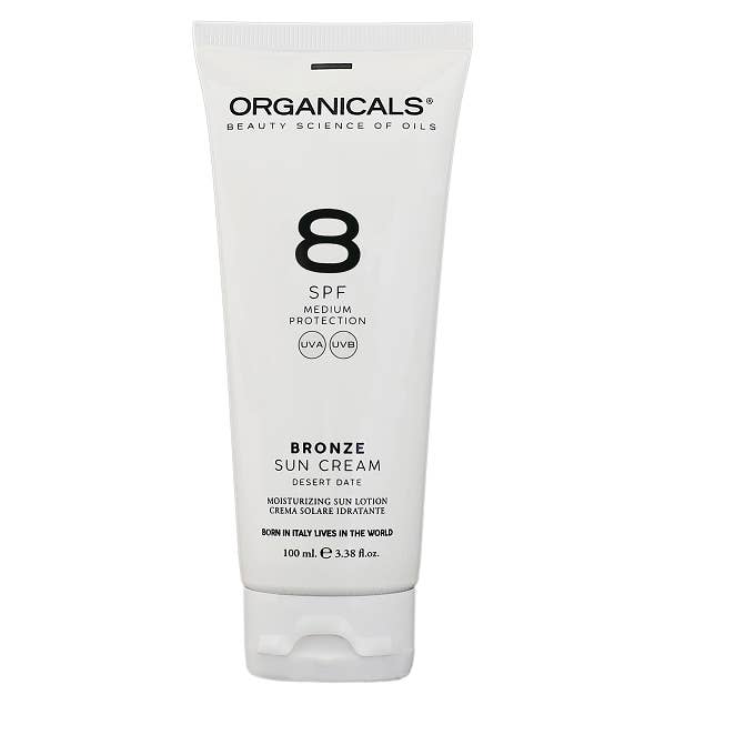 ORGANICALS BRONZE SONNENSCHUTZ LOW 8SPF 100 ml für den Großhandel von ORGANICALS SRL