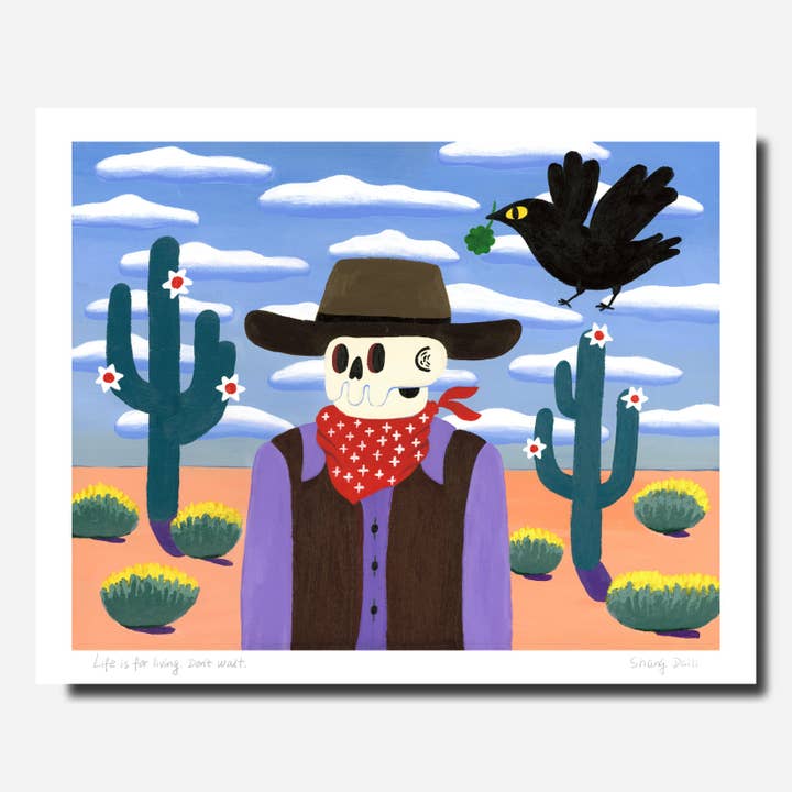 Kattenkunstprint - Het leven is om te leven voor wholesale door ShangDaili