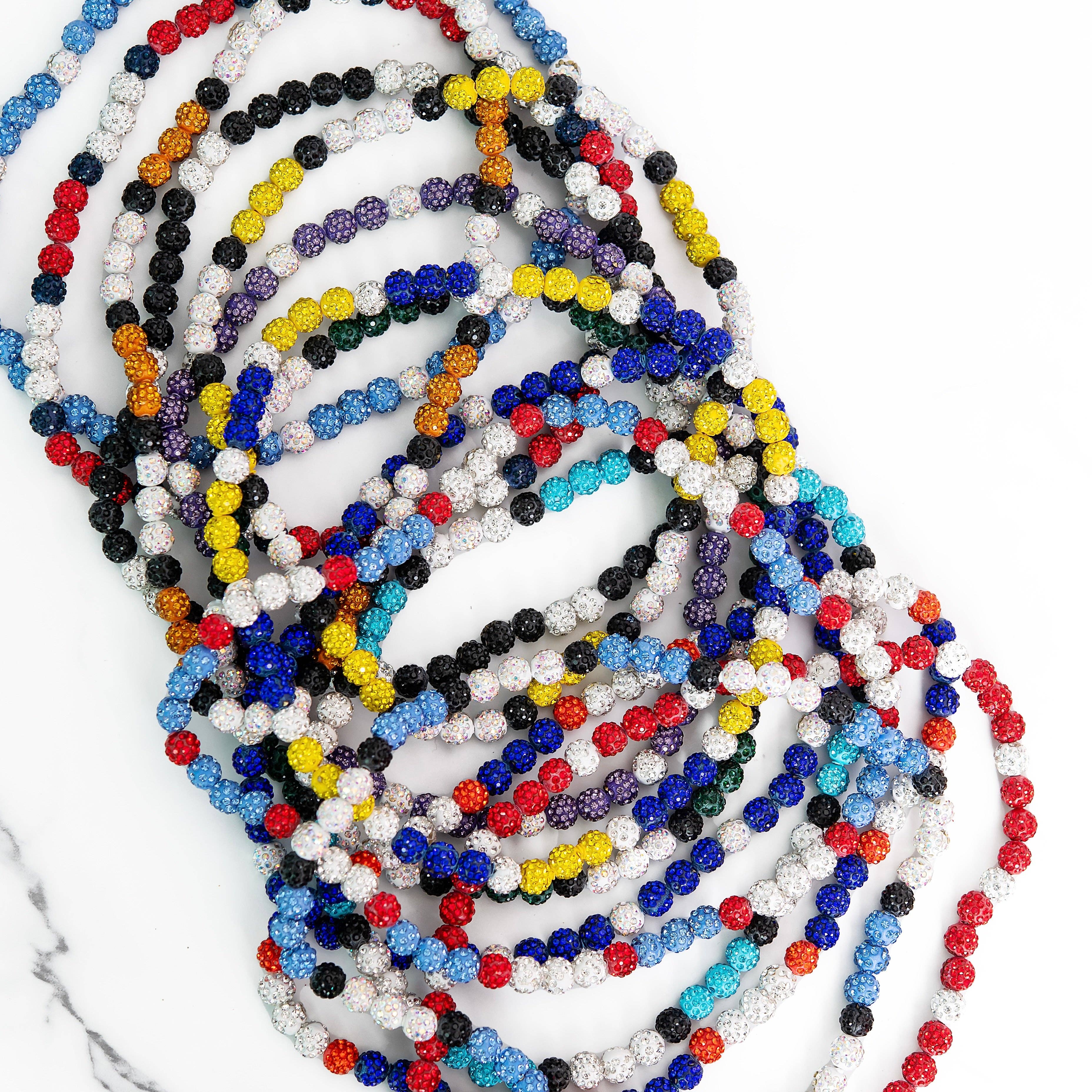 Golden Thread – wholesale Pärlband/Pärlhalsband – Bling Baseball Halsband2