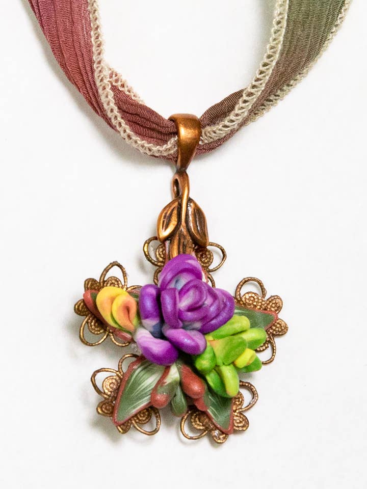 Floral Anhänger klein - Simply Sukkulenten für den Großhandel von Petal Pushers by Janet Pitcher