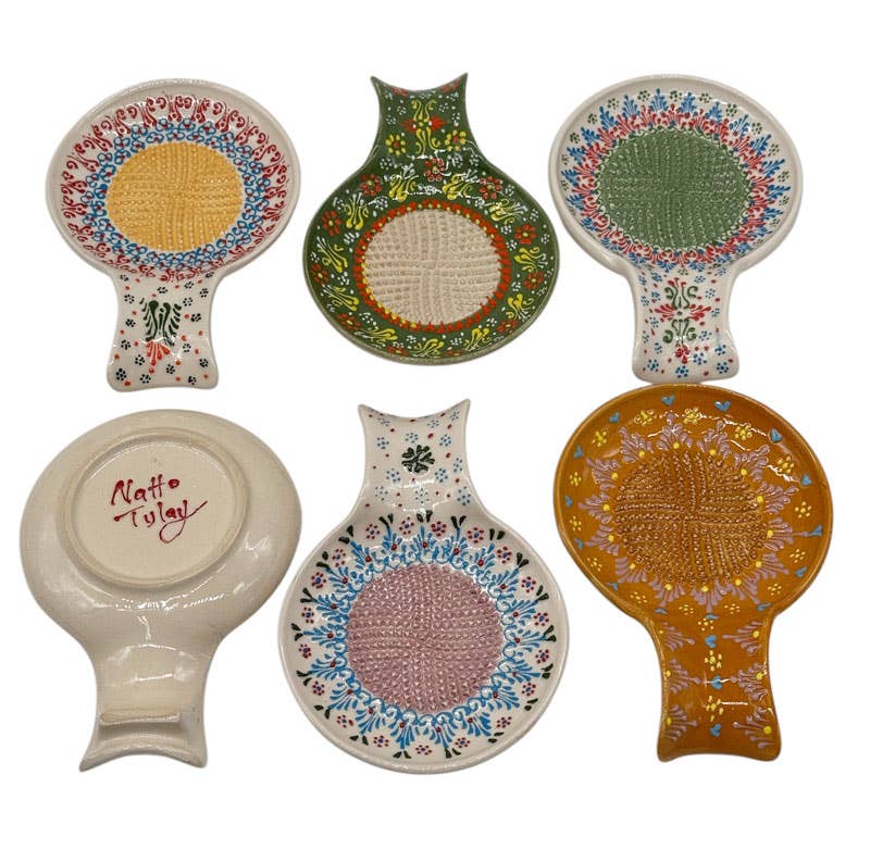 Natto USA - Wholesale Spoon Rest - Ceramic Grater Spoon Rest5