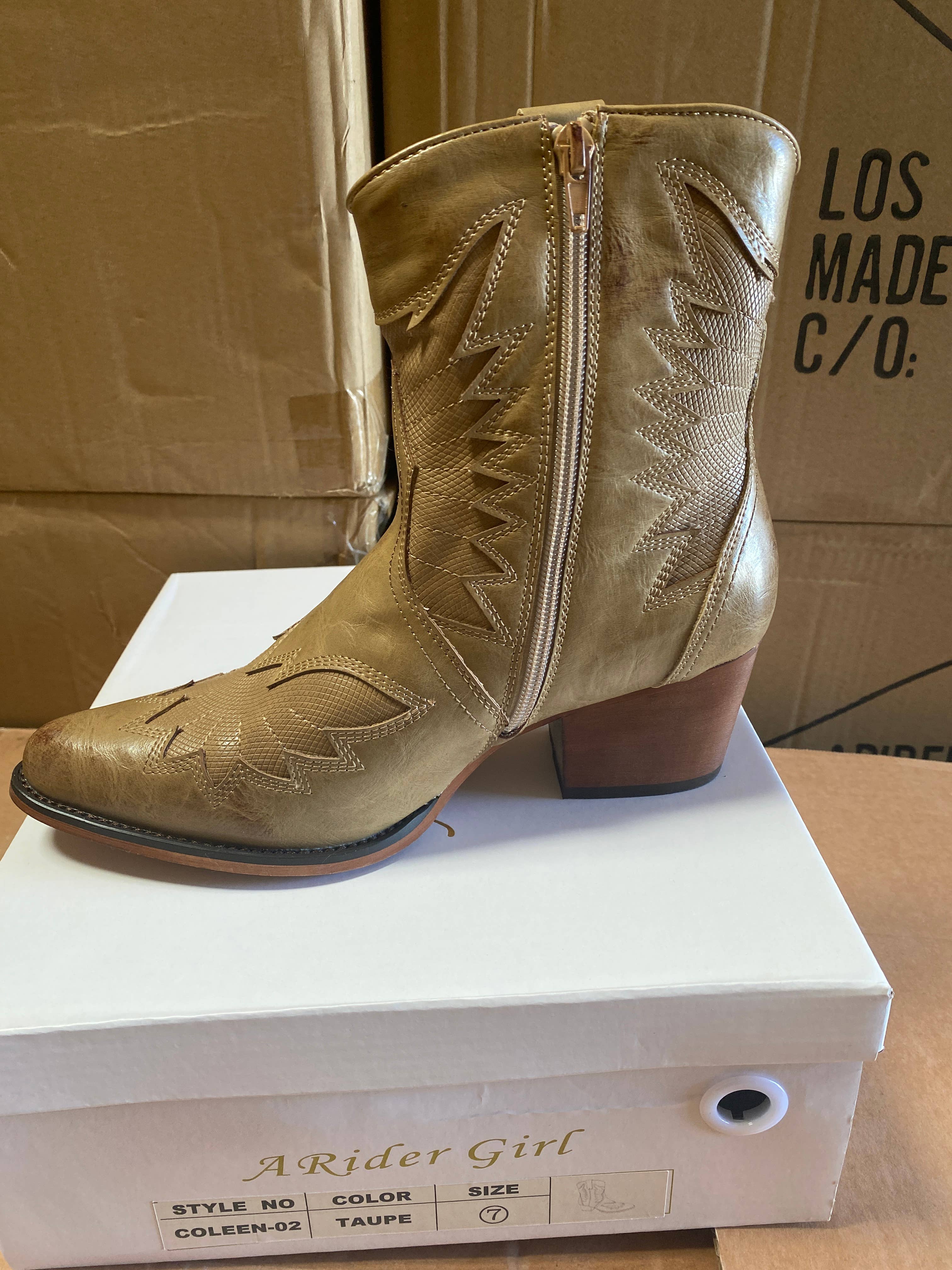 Mars Sky Shoes Wholesale - Wholesale Cowboy Boots - Women's - Arider Girl COLEEN-02 Western Cowboy Booties3