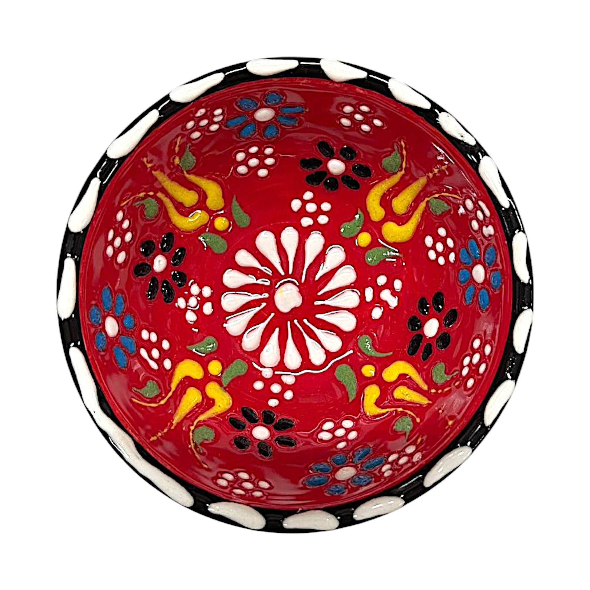 Import Corner – Engroshandel Skål – Rund keramisk skål med reliefdekoration4