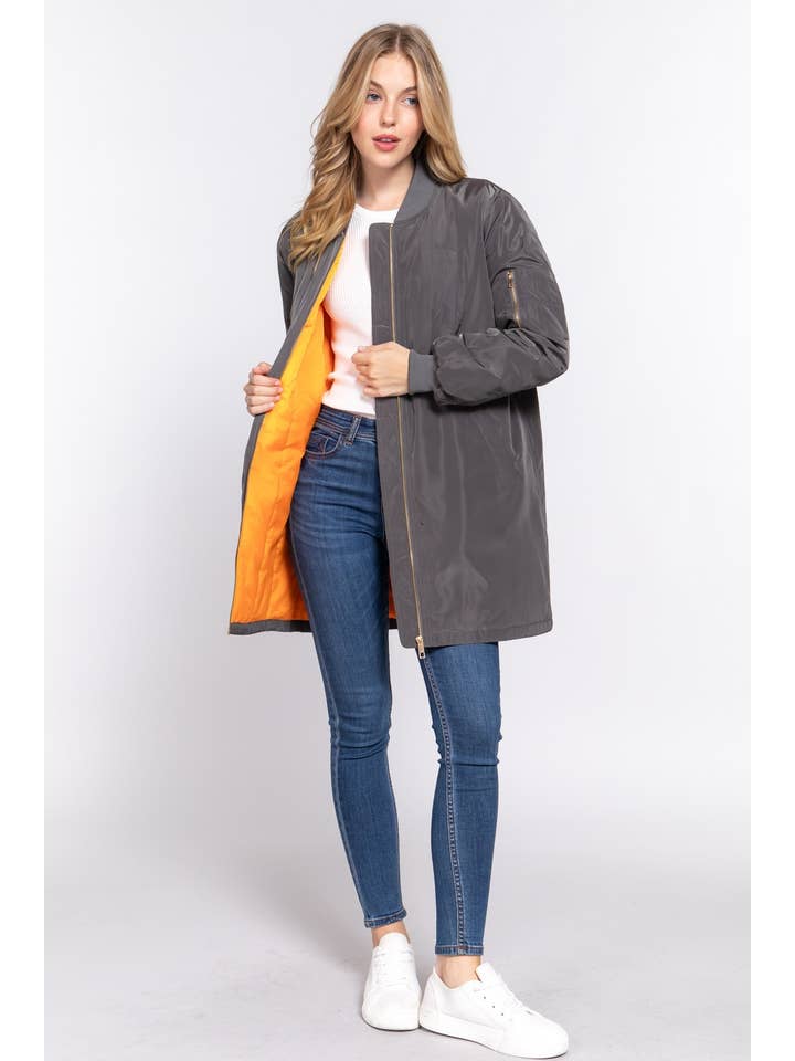 Active Basic | Active USA – Großhandel Bomberjacke – Damen – Langarm-Bomberjacke