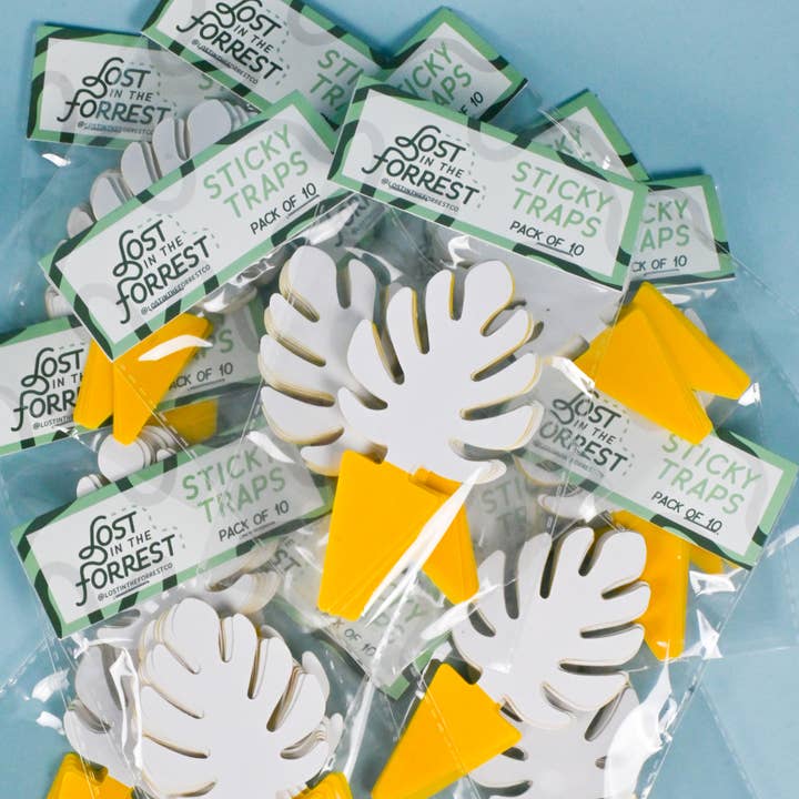 Leaf Sticky Traps (Pack of 10) for wholesale by Lost in the Forrest