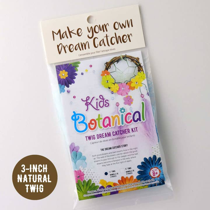 Dream Catcher 3" Twig Kit - Botanical for wholesale by Monague Indigenous Crafts & Gifts