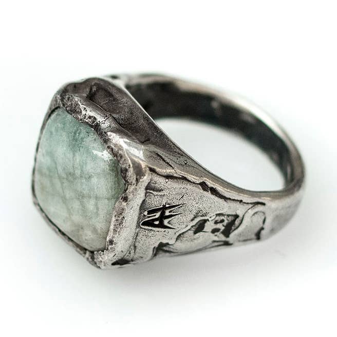 Aquamarijn ring voor wholesale door Arlo Haisek