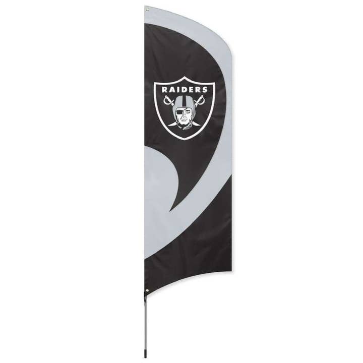 Las Vegas Raiders Tall Team Flag Kit for wholesale by Party Animal, Inc.