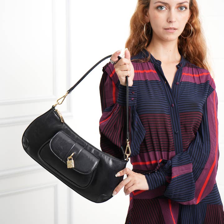 Bessie London - Wholesale Shoulder Bag - Women's - CLASSIC BESSIE BAGUETTE BAG9