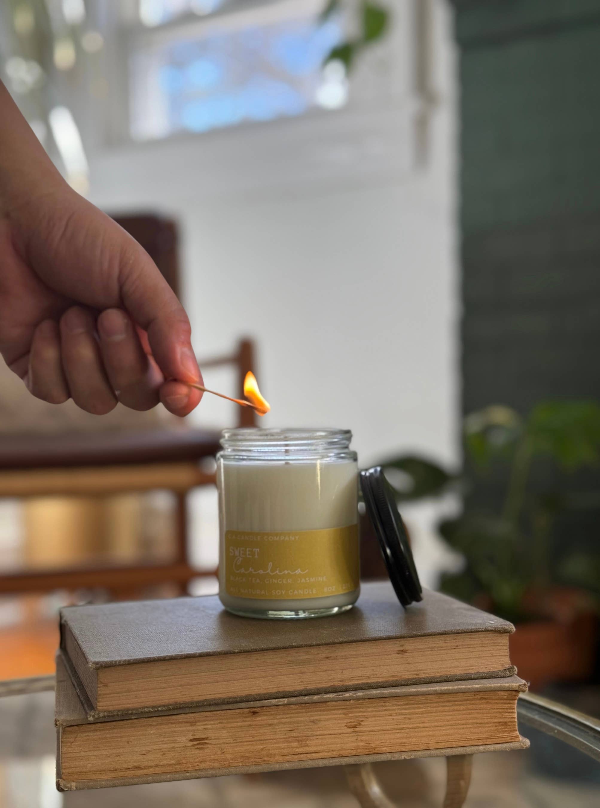 C.A Candle Co. - Wholesale Jar/Filled Candle - 8oz Soy Candle Old North State Collection6