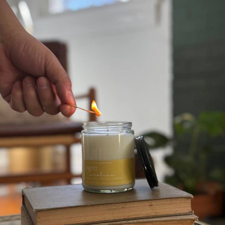 C.A Candle Co. - Wholesale Jar/Filled Candle - 8oz Soy Candle Old North State Collection6