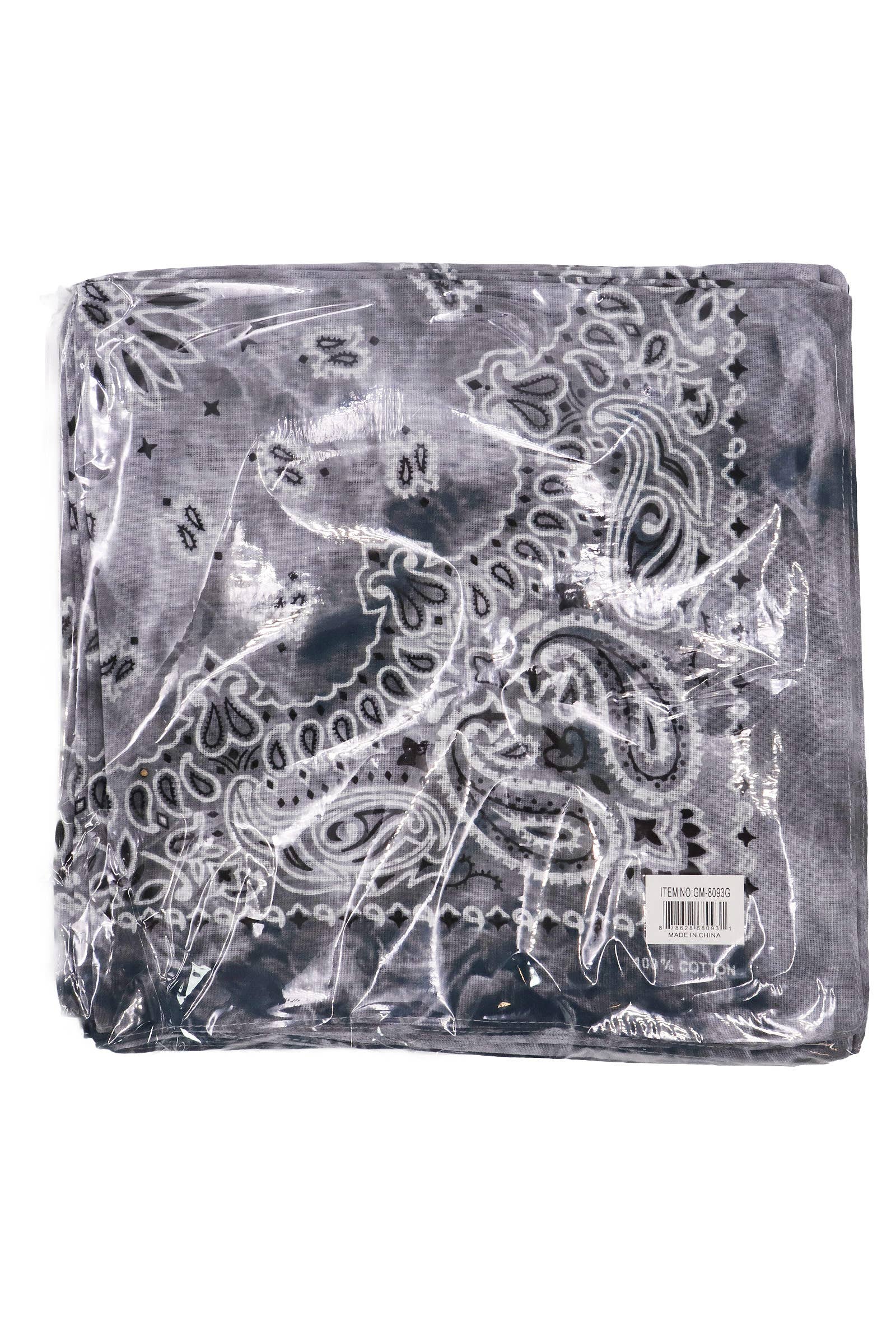 Cap Zone - Wholesale Bandana – Women's - Paisley Tie Dye Marble Gradient Cotton Bandana7