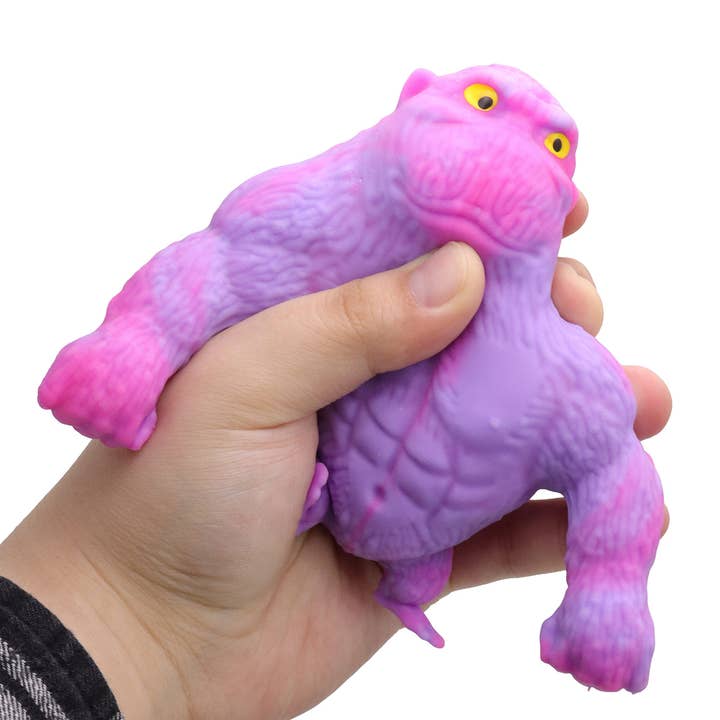 ASSORTED Tie Dye Gorilla Sand Filled Squishy - 8 Pcs for wholesale on Faire8