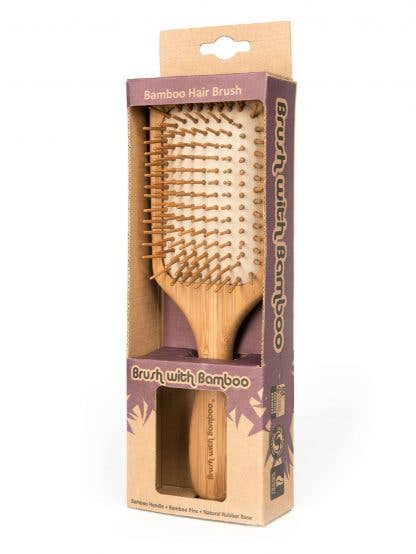 Brush With Bamboo - Wholesale Hair Brush/Comb - Bamboo Hair Brush2