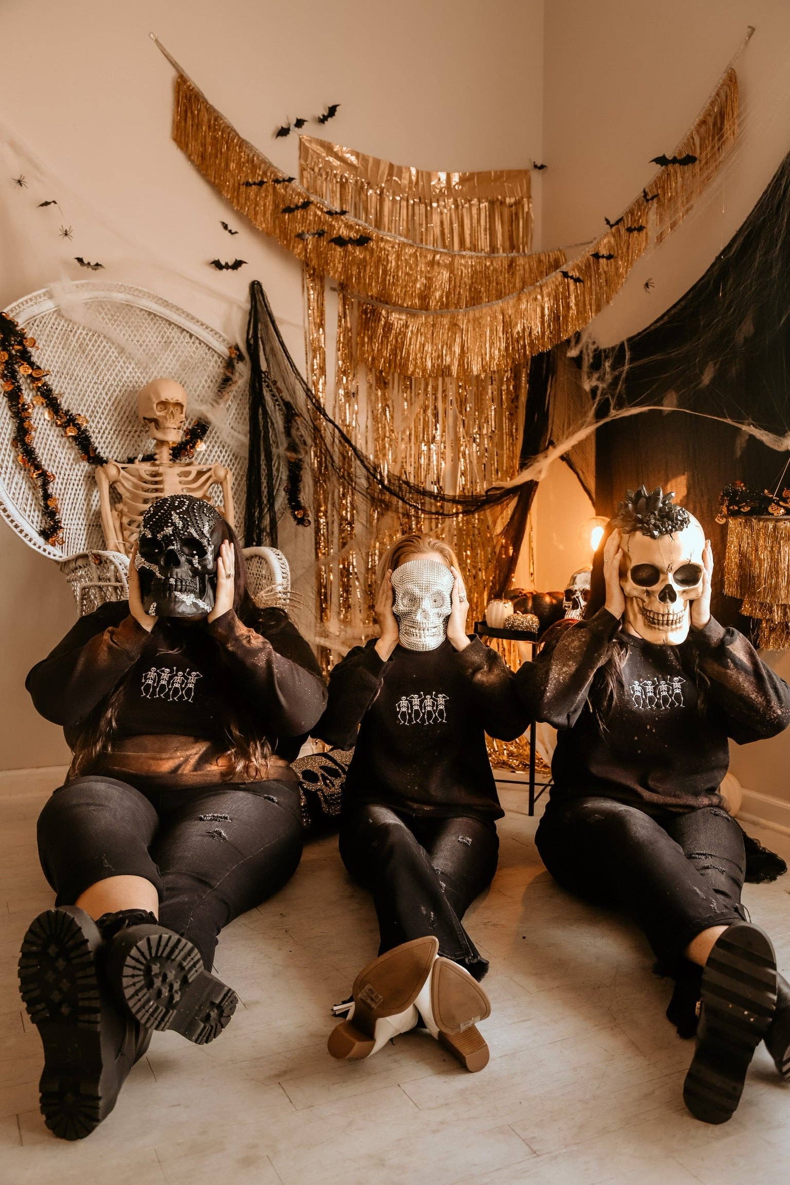 The White Stitch - Wholesale Sweatshirt - Women's - Bones | Handmade Sweatshirt1