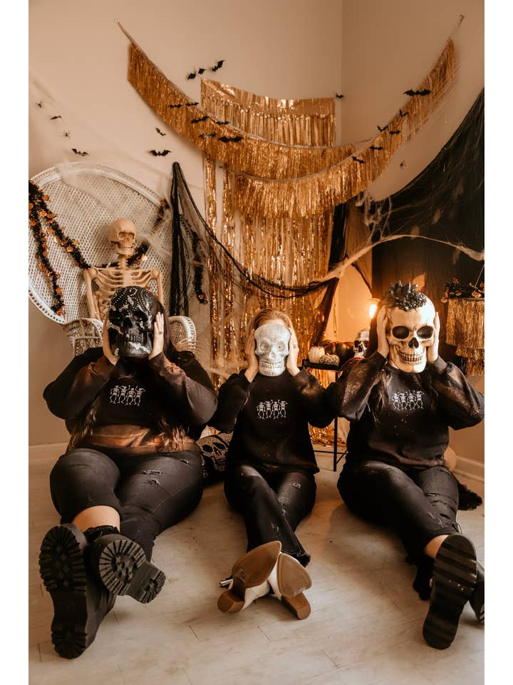 The White Stitch - Wholesale Sweatshirt - Women's - Bones | Handmade Sweatshirt1