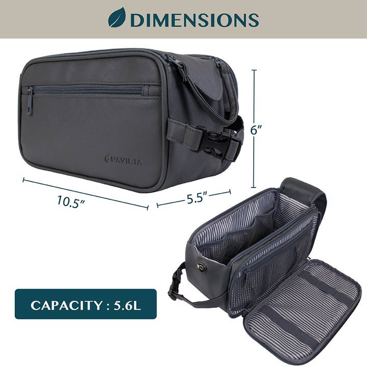 Pavilia - Wholesale Toiletry bag – men's - Men's Classic Dopp Kit Toiletry Bag15