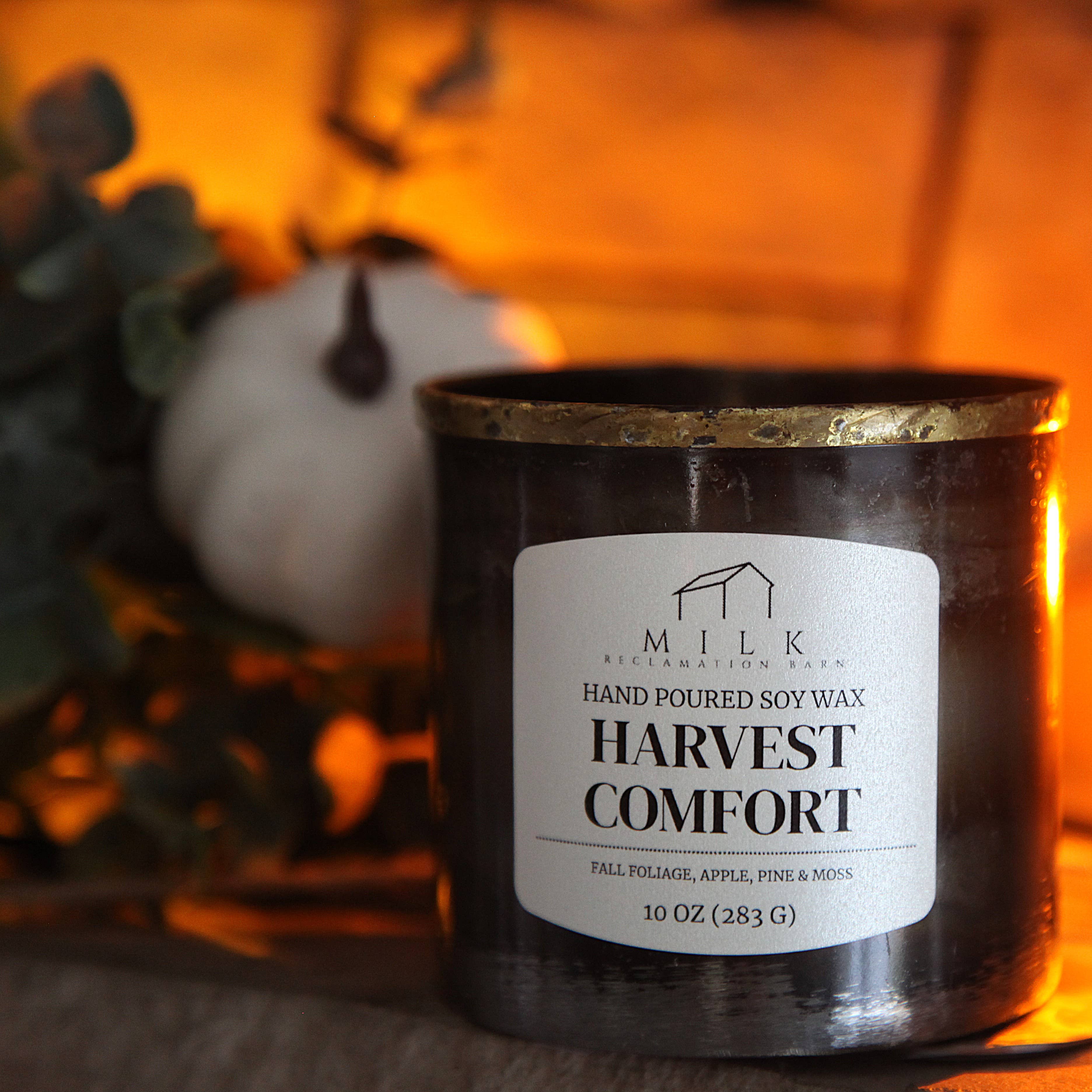 Milk Reclamation Barn - Wholesale Jar/Filled Candle - Rustic Barn Metal Candle - 10 oz6