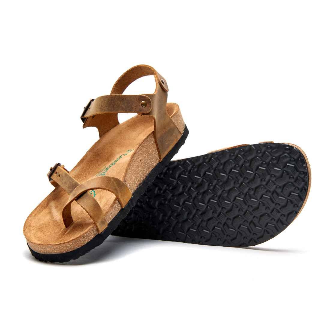 Comfortfusse - Wholesale Sandals - Women's - Gabriella - Genuine Leather Orthopedic Flat Sandals17