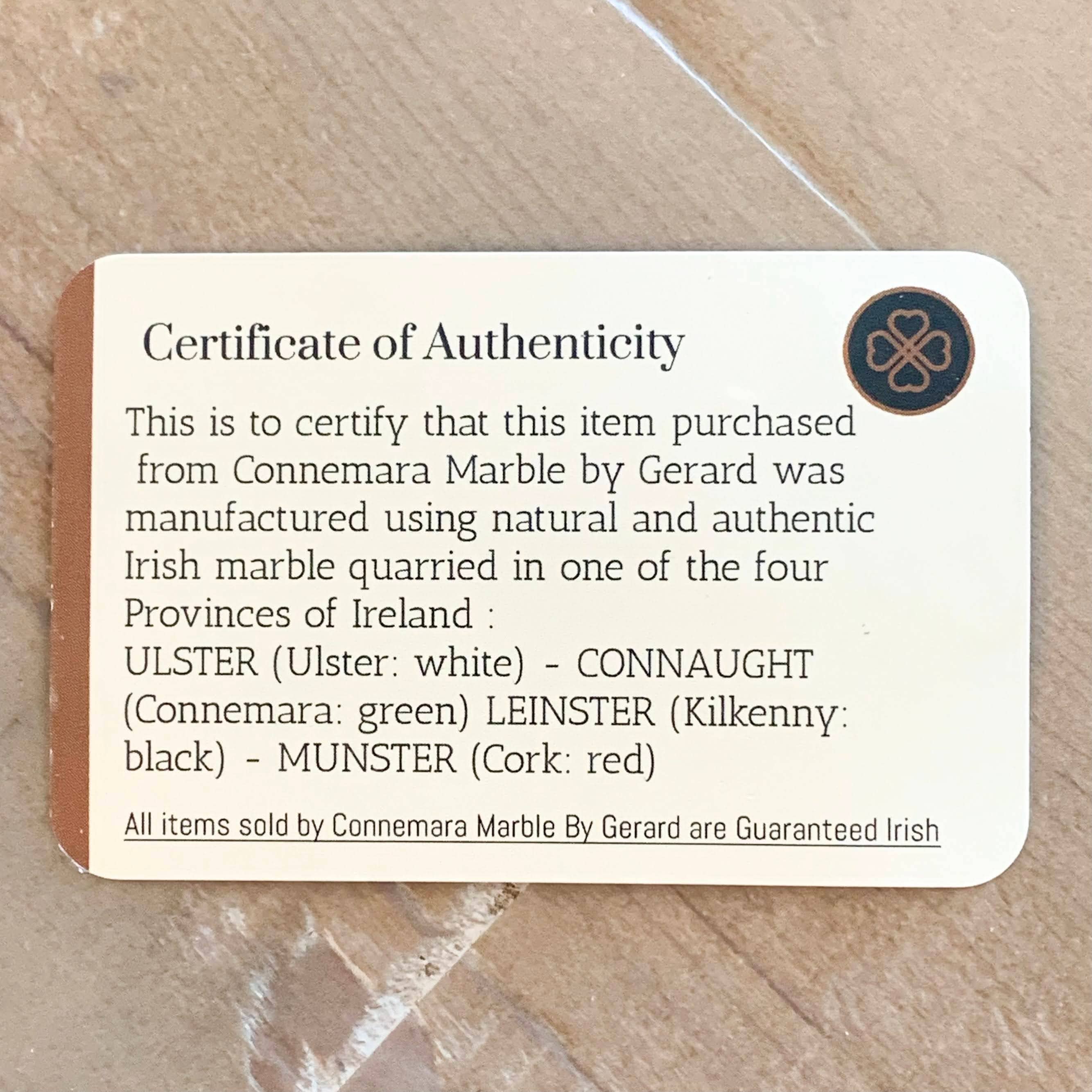 Barefoot on the Bay – Pulseira de missangas por atacado – Coleção irlandesa - pulseiras de infinito de mármore Connemara10