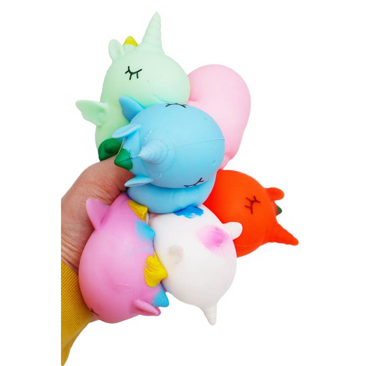 Cap Zone - Wholesale Squishy Toy - Kids & Baby - Dreamy Winged Unicorn Fluffy Slime Filled Squishy