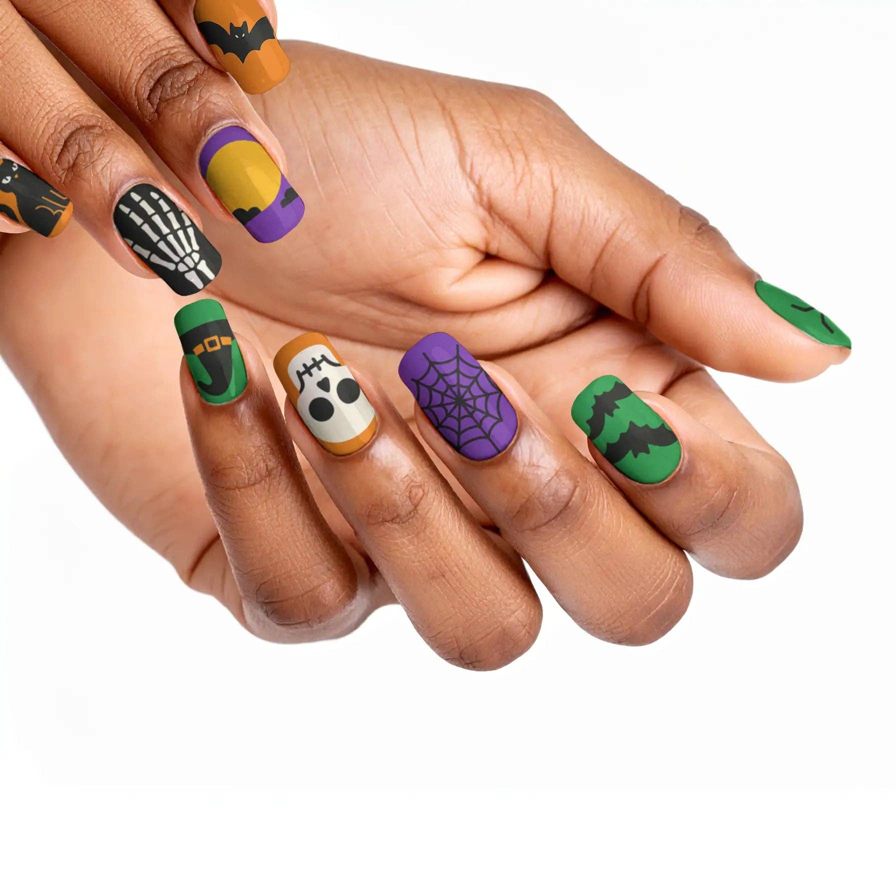 FYNE BODY - Wholesale Press-on/fake nails - Eclipse Enchantment Black Halloween Press-On Nails95