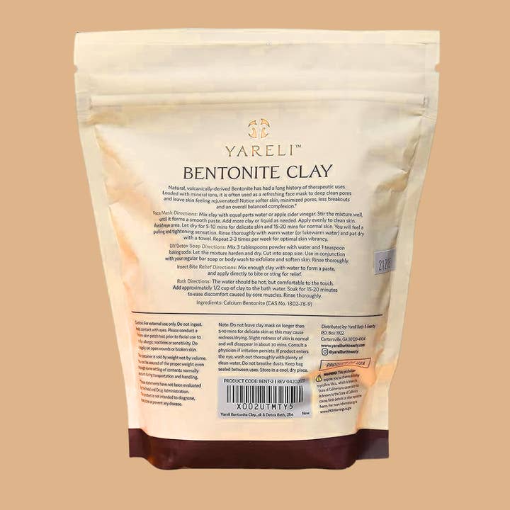 Yareli Wellness - Wholesale Skincare Face Mask - Bentonite Volcanic Clay Mask & Detox Bath for Rejuvenation3