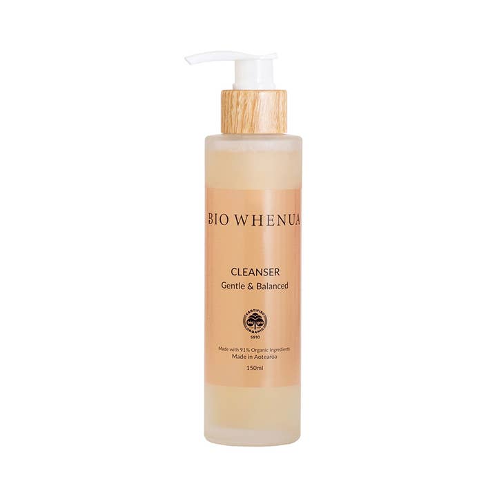 Bio Whenua Natural Skincare - Wholesale Facial cleanser - Bio Whenua Rose Cleanser - Gentle & Balanced 150ml