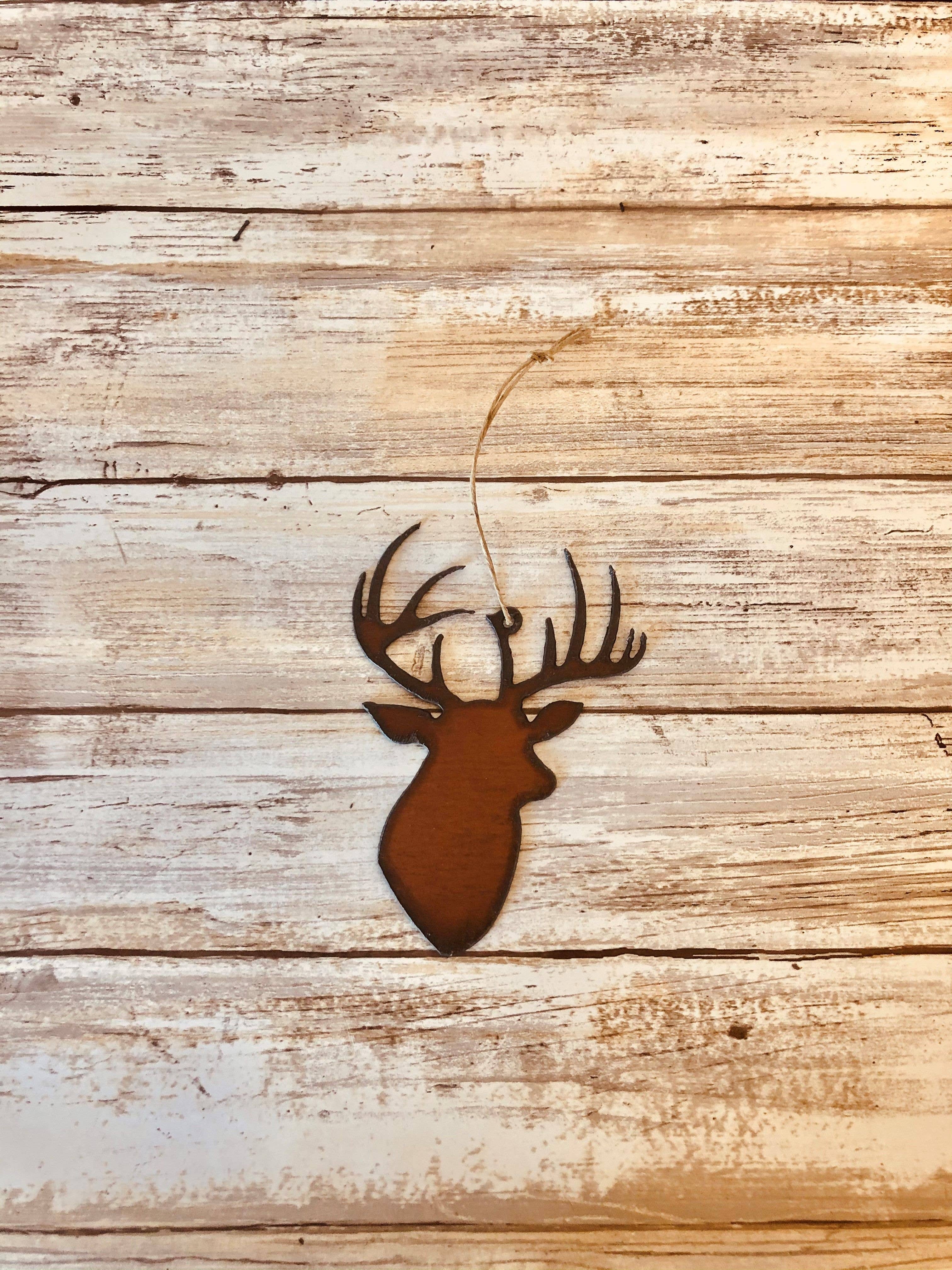 Universal Ironworks USA - Wholesale Ornament - Deer Head lodge Ornament