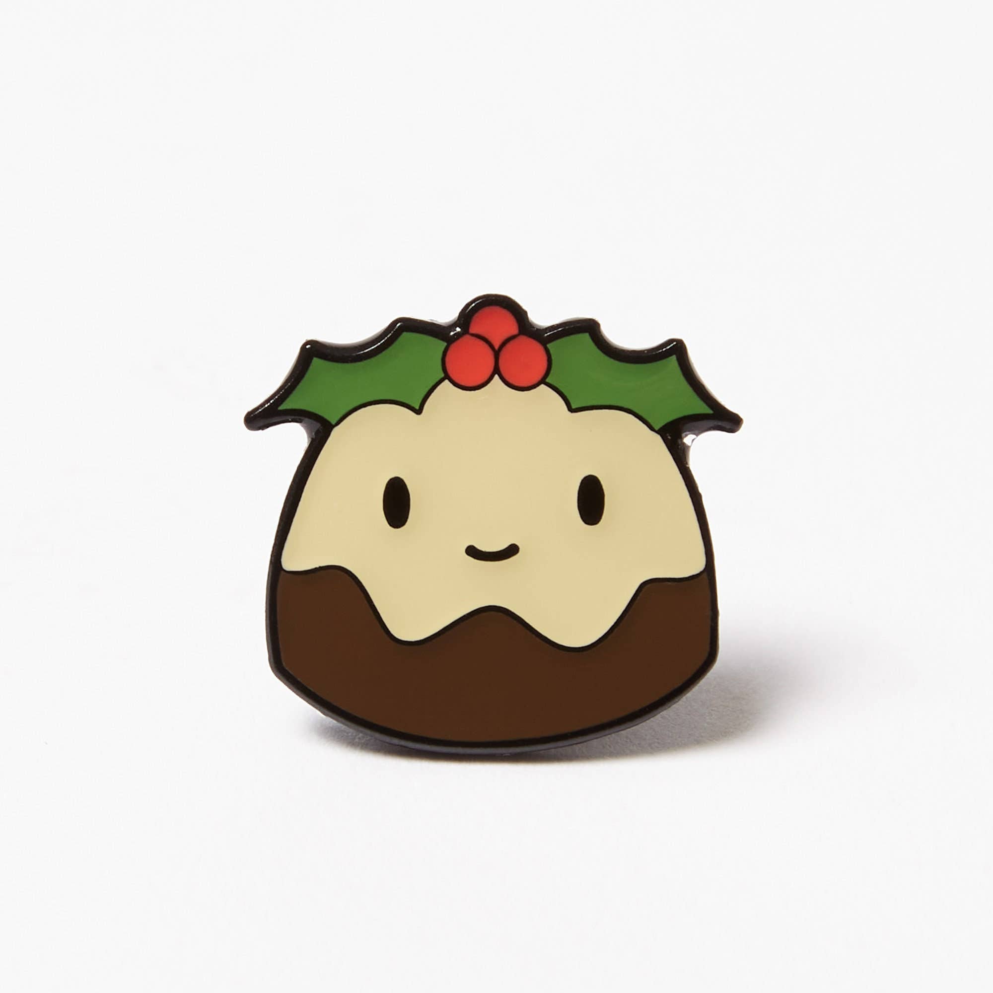 Higglebees – wholesale Lapel pin/button – Christmas Pudding - Enamel Pin Badge2