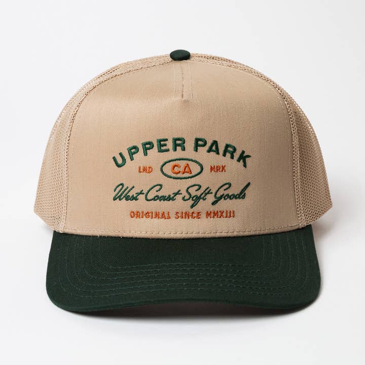 Diego 5 Panel Trucker Hat for wholesale by Upper Park Clothing