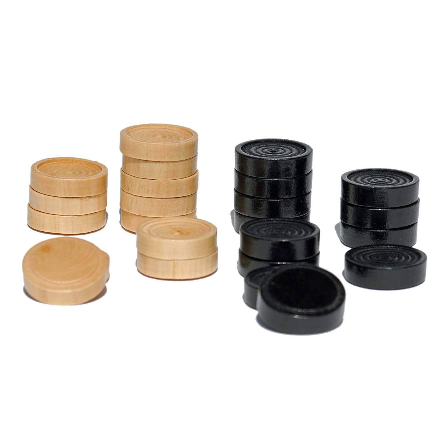 Wood Expressions - Wholesale Board Game - WE Games Wood Backgammon Pieces with Cloth Pouch10