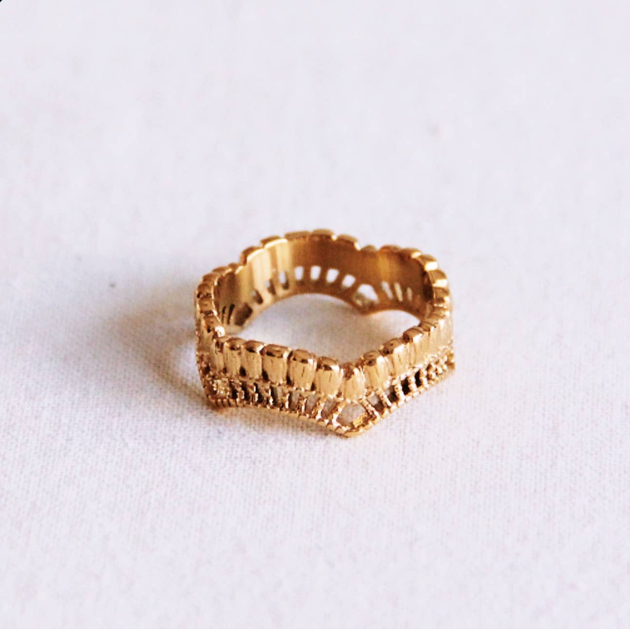 Bazou - Wholesale Band/Stacked Ring - Baroque style ring0
