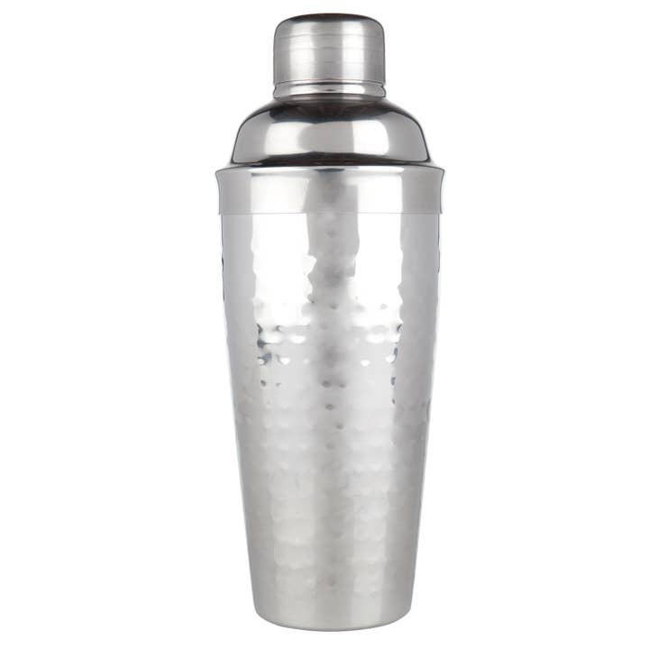 Viski - Wholesale Cocktail Shaker - Irvingâ„¢ Hammered Stainless Steel Cocktail Shaker